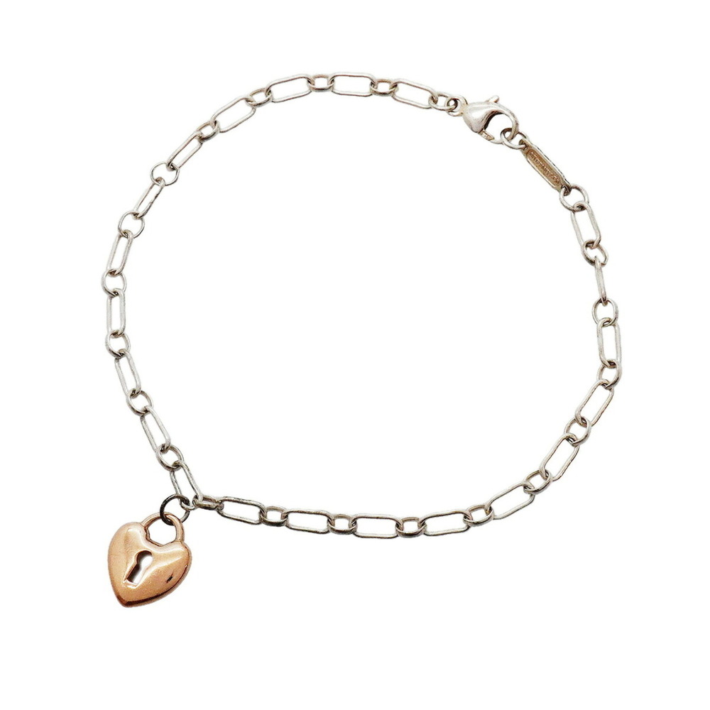 TIFFANY & CO. 18k Gold Heart Charm Bracelet